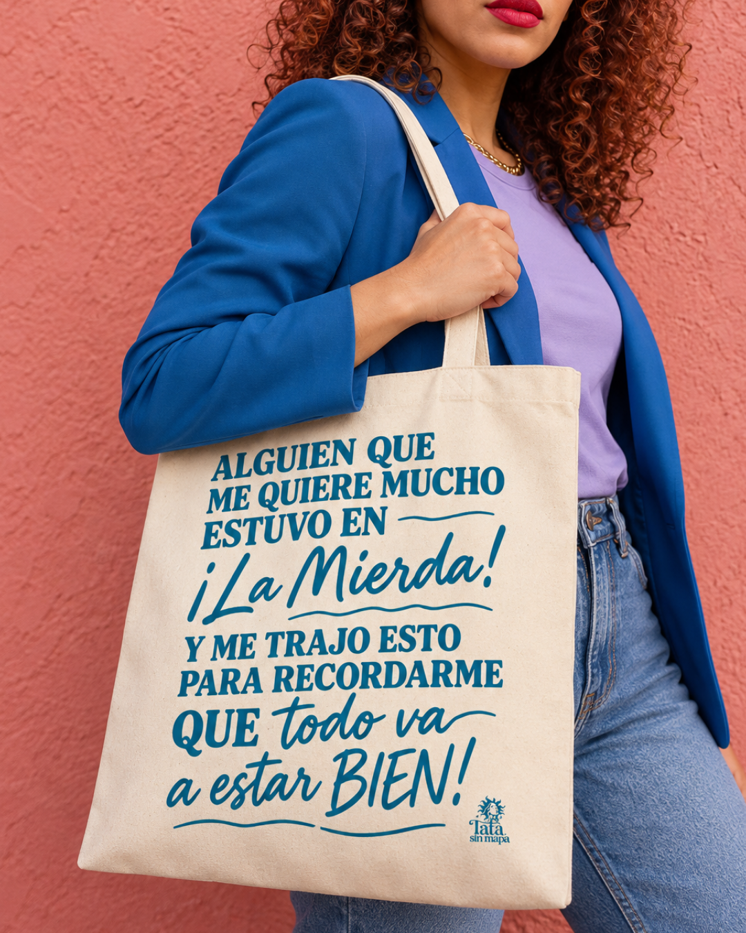 BOLSO DE TELA ALGUIEN QUE ME QUIERE MUCHO